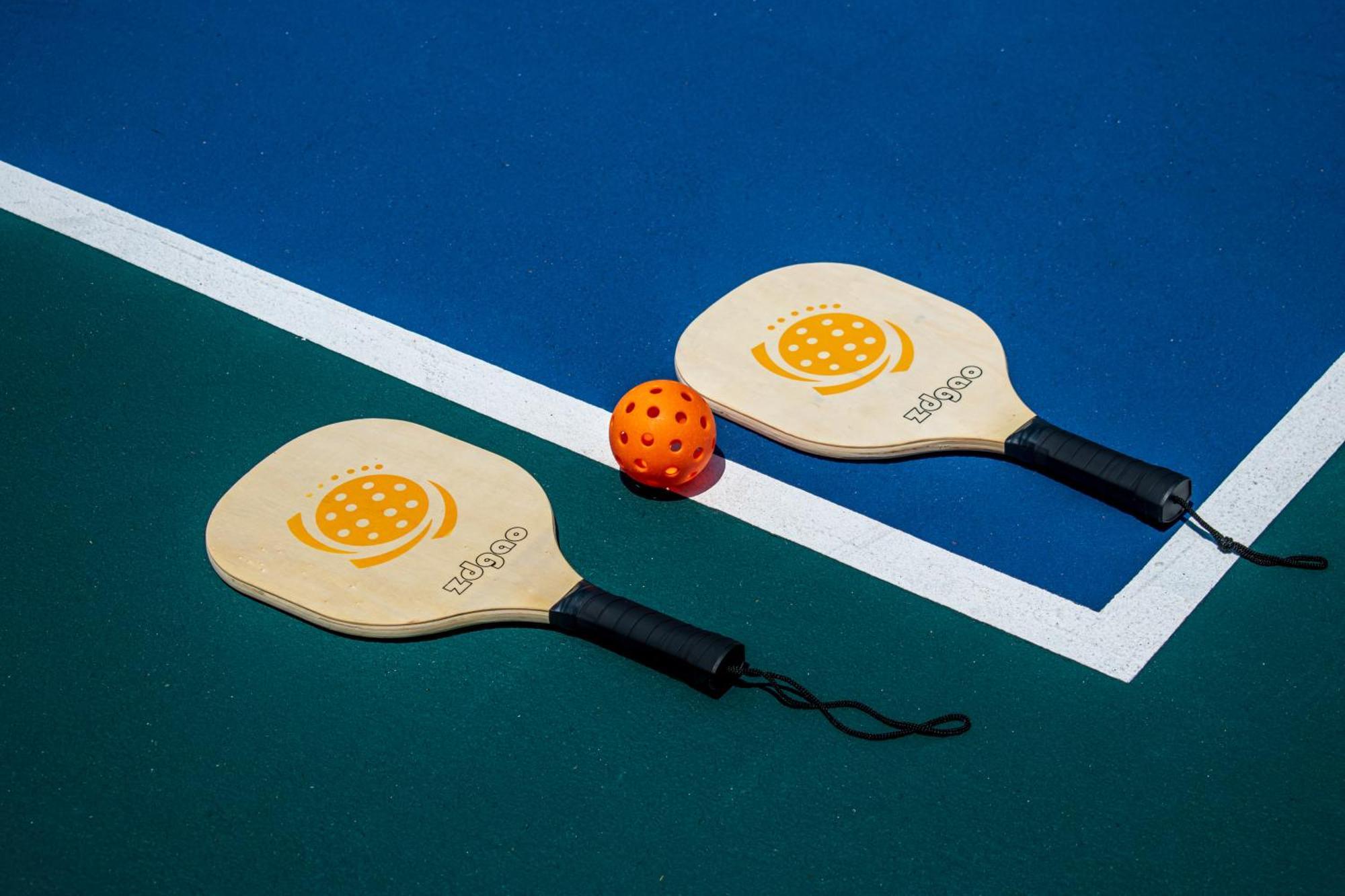 Platinum Yucatan Princess Adults Only 普拉亚卡门 外观 照片 Pickleball paddles and ball